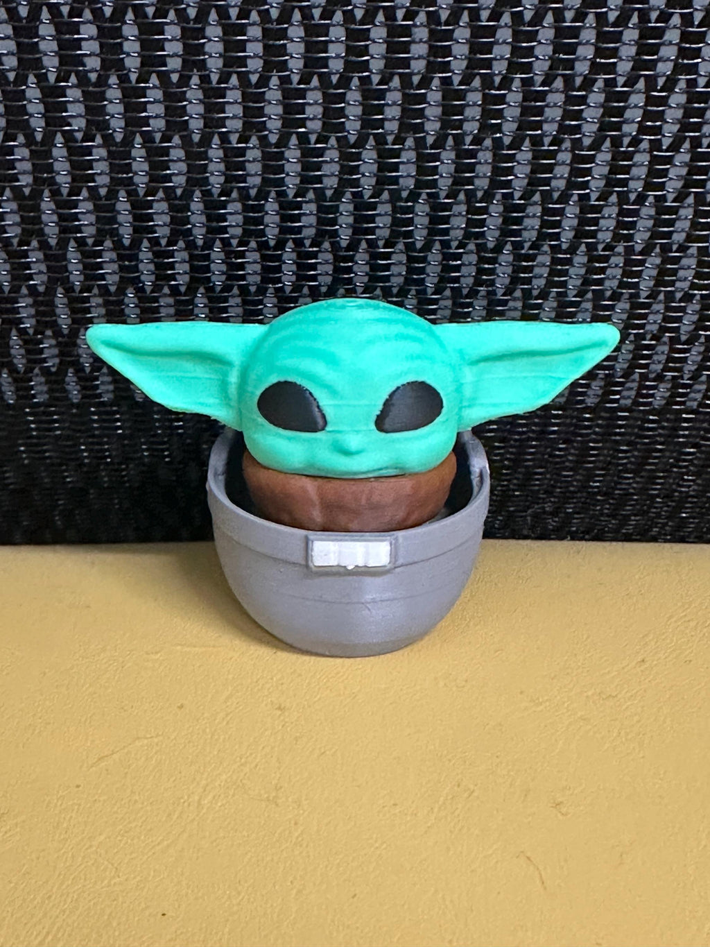 The Child riding in his basket Fidget clicker toy, from the Mandalorian, baby yoda ASMR Autism ADHD