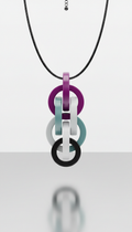 Interactive Fidget Pendant Necklace