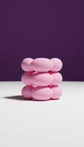 Stackable Bubblegum Pink Rings