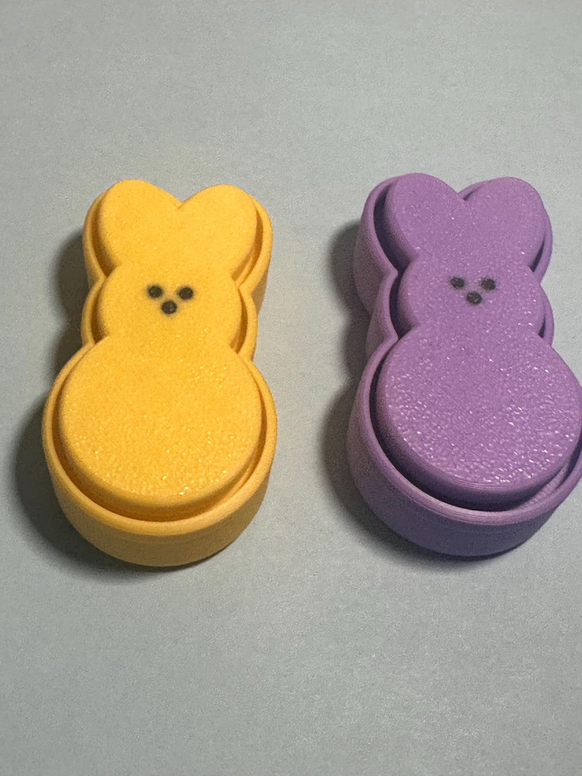 Easter bunny fidget clicker toy keychain. ASMR ADHD autism stim fidget.
