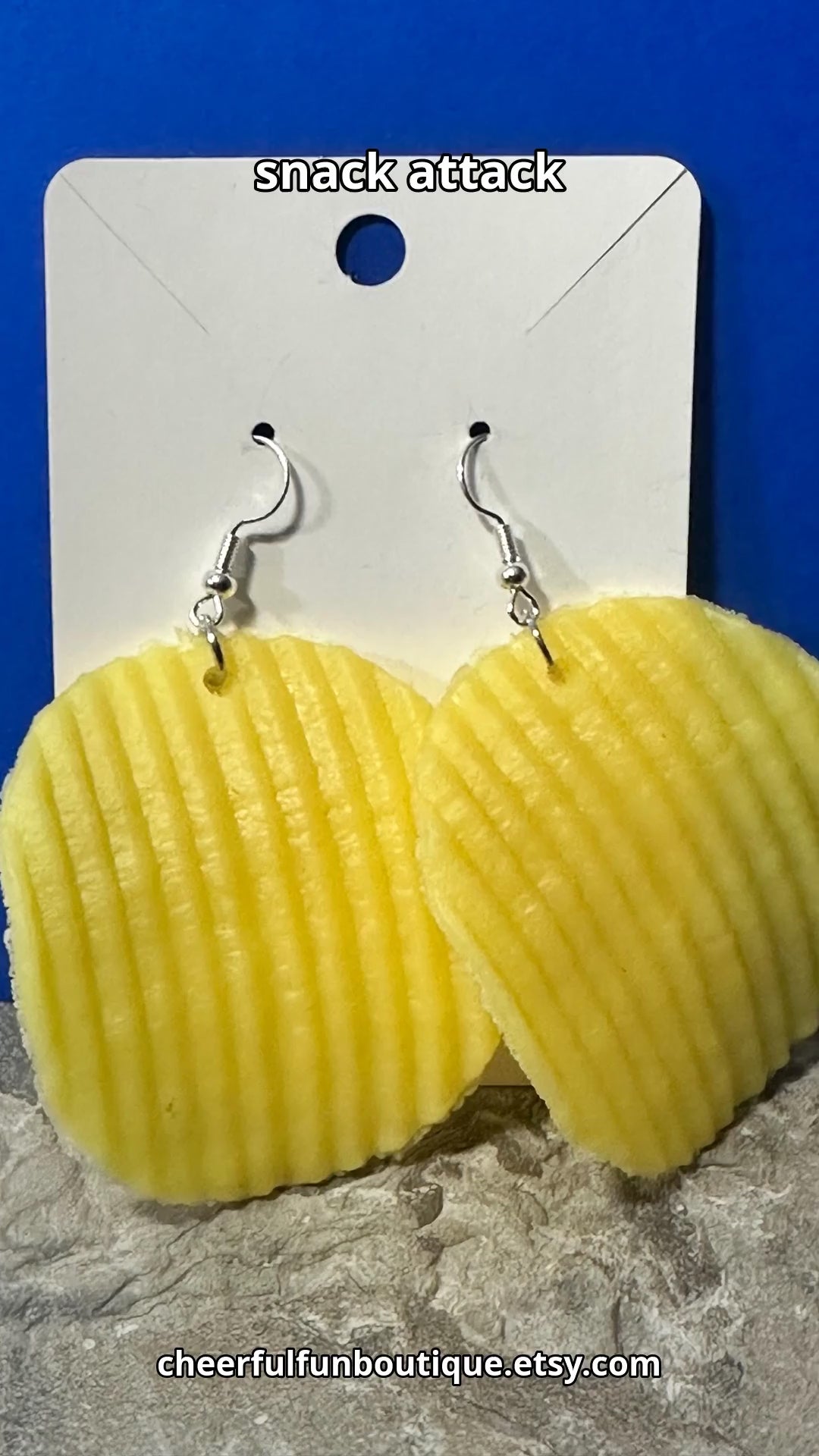 Video: Potato Chip Earrings product demo